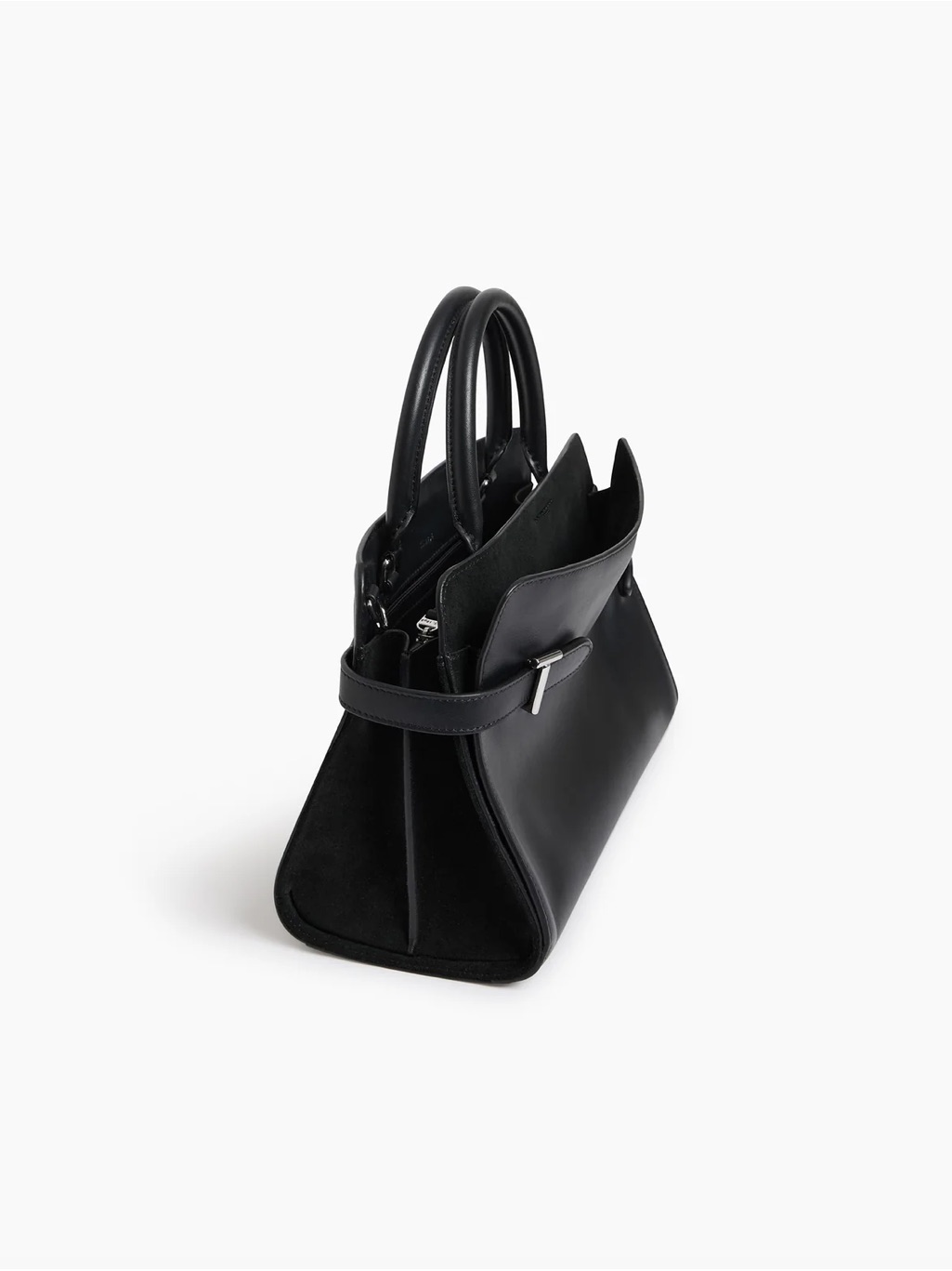 Le Tanneur Emie Medium Handbag In Smooth Leather And Nubuck New Nvr Worn Dustbag — image 7 of 8